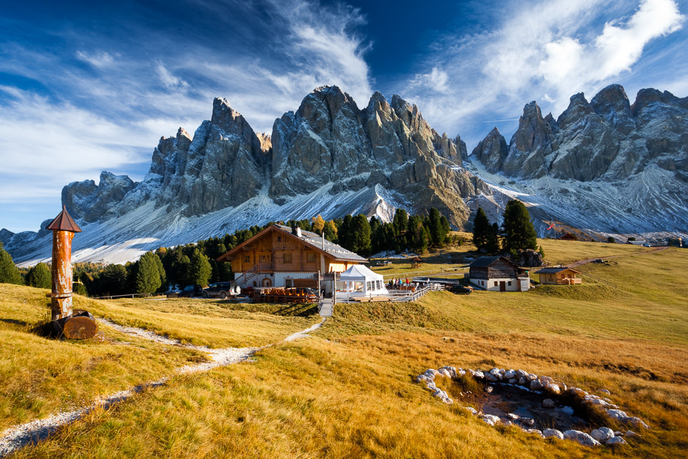 Geisler Alm, Südtirol, Dolomiten, Italien