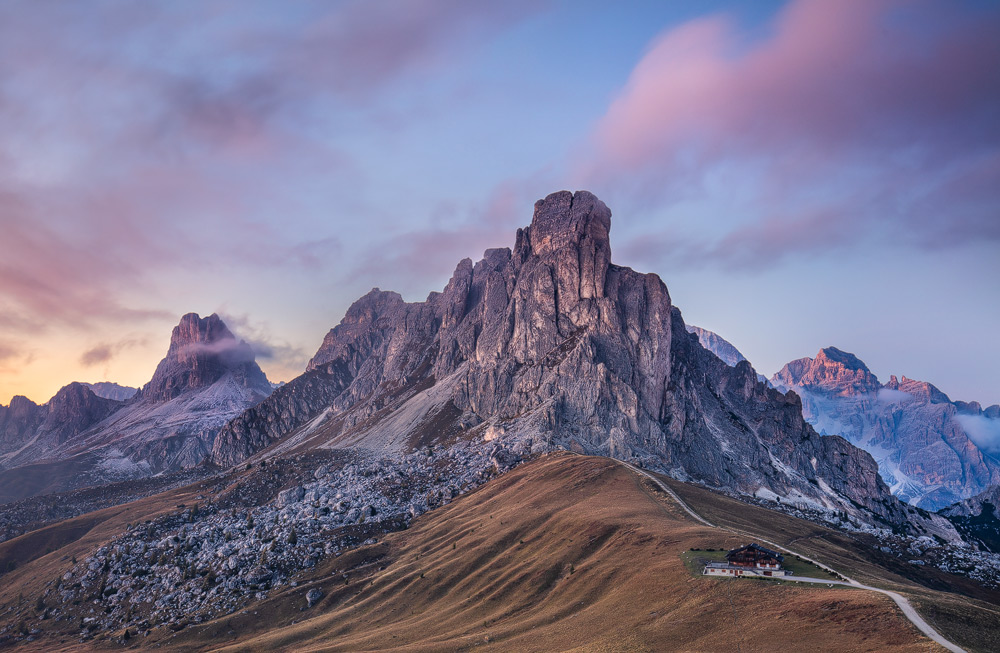 Am Passo Giau, Dolomiten, Belluno, Italien