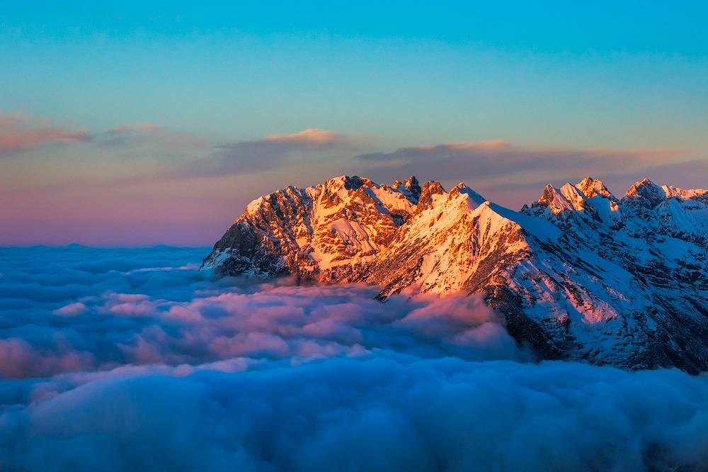 Sea of Clouds, Seefeld in Tirol, Karwendel, Österreich