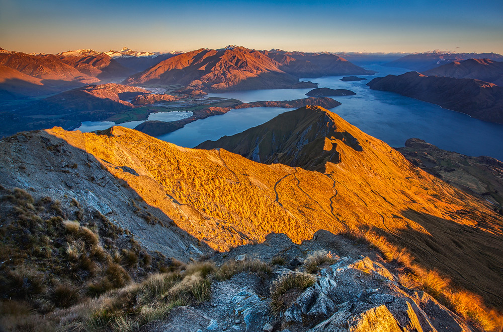 Roys Peak Sunrise, Wanaka, Neuseeland