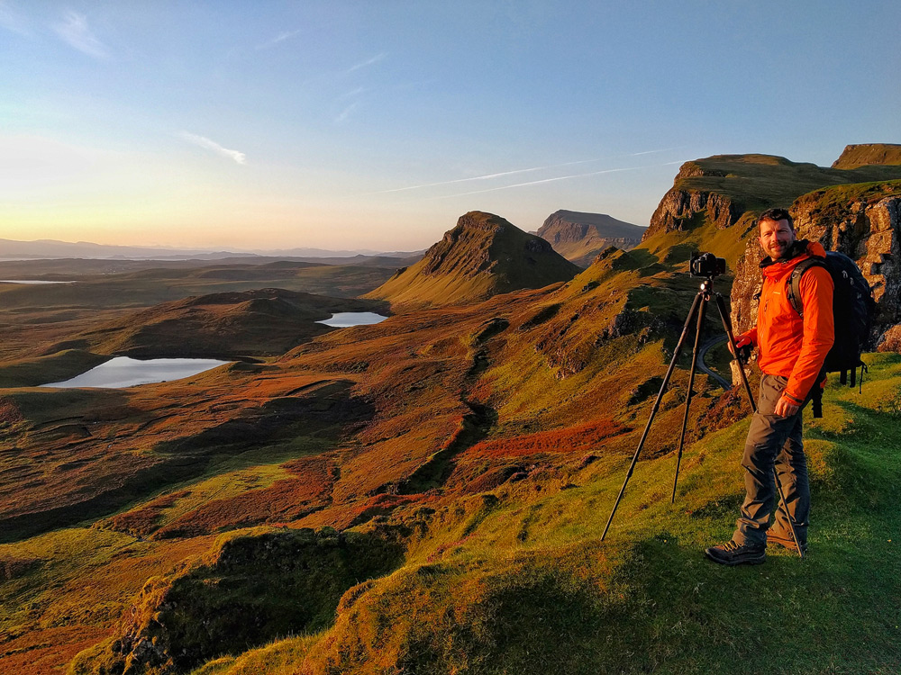 Am Quiraing auf Skye in Schottland