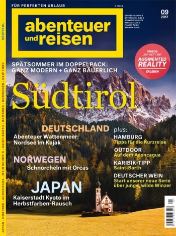 Cover "abenteuer und reise" Ausgabe 09/2017