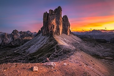 Drei Zinnen (Tre Cime di Lavaredo), Südtirol, Italien