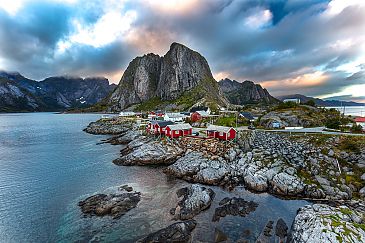 Hamnøy Robruer, Reine, Lofoten, Norwegen